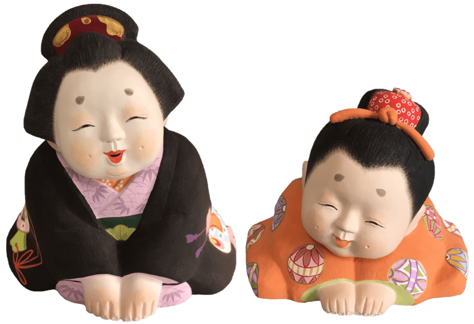 土人形しろ – 京都で作り続ける土人形作家、城 啓子・良明のホームページです。